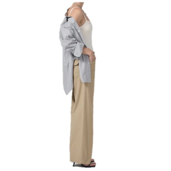 Citizens of Humanity Womens Paloma Utility Trouser Pants Khaki Classic Sz 26 NWT - Picture 3 of 11